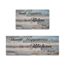 Giyblacko Kitchen Door Mat Set – 2-Piece Washable
