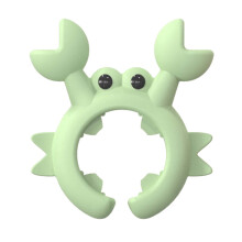 Crab-shaped silicone spatula rack universal holder