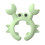 Crab-shaped silicone spatula rack universal holder 1