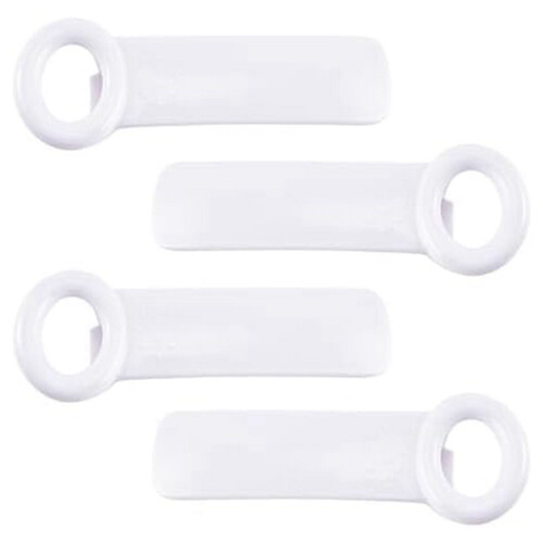 Ouvre-boîte avec décapsuleur en plastique (2 pièces)