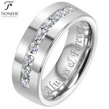 Strieborný prsteň9258 mm so zirkónom 92,5 mm