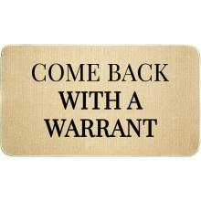 Revino cu un covoraș Warrant pentru exterior, antiderapant