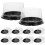 Clear round cake carrier box baking packaging 10 pcs 1