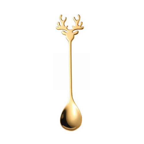 Poaug304 Edelstahl-Weihnachtskaffeelöffel-Set