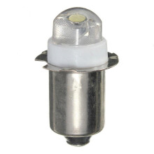 LED flashlight bulb P13.5S 1W 3V/4.5V/6V