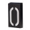 Plaque solaire pour numéro de maison, noire, 17,8 x 9,8 cm 1
