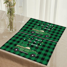 Sets de table pour la Saint-Patrick, motif trèfle, lot de 1
