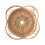 Plateau de service rond en rotin naturel 1