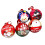 Lot de 5 boîtes en fer pour boules de Noël 1