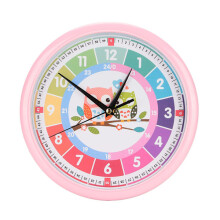 Horloge murale à motif dessin animé pour enfants – ABS, 26 cm, quartz