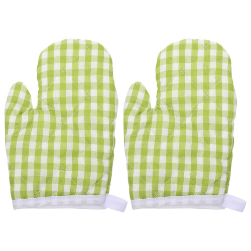 Mănuși de cuptor rezistente la căldură, poliester, pachet de 2