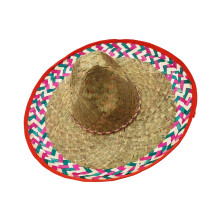 Natural Woven Straw Hat Sun Protection Adjustable For Summer-4
