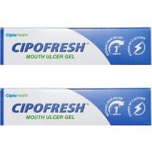 Mouth Ulcer Gel, Gum Swelling & Cold Sore,12gm X 2