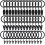 42 Sorte metalgardinklemmer i kobberfinish 1