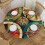Boho Rund Dug i Polyester Elastisk 1