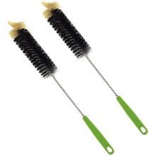 Juego de cepillos para limpiar botellas – Flexibles, 43 cm, paquete de 2