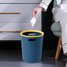 Ronde plastic prullenbak voor keuken, slaapkamer en badkamer