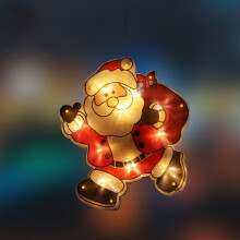 LED vánoční přívěsek – Santa Claus, sněhulák a koloušek