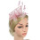 Tiara elegante feminina com flor e pena 1
