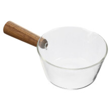 Heat-Resistant Stockpot with Wooden Handle 8L
