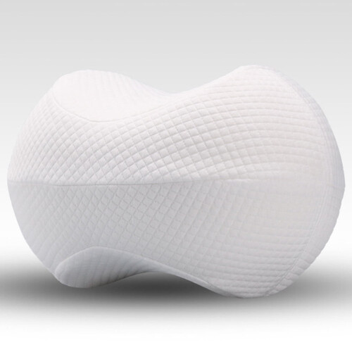 Memory Foam Knee Pillow for Side Sleepers 26x15x20cm