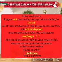 Artificial Norfolk Pine Garland 6FT Dark Green
