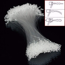 Wideskall plastic price tag fastener snap lock pin 5 inch