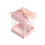 Pink Square PVC Gift Box Display Case 10pcs 1