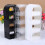 Limei earring holder organizer 4-tier foldable black 1
