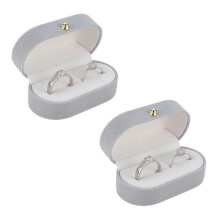 Ringbox aus Samtseide für Hochzeit oder Heiratsantrag