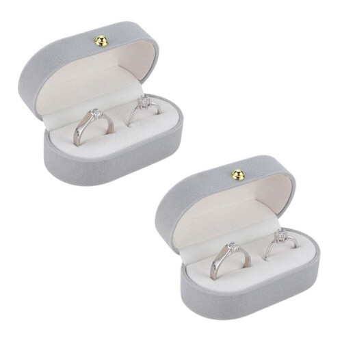 Ringbox aus Samtseide für Hochzeit oder Heiratsantrag