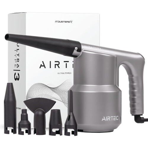 AirTec Ultra Electric Φυσητήρας Αέρα για PC, Laptop, Κονσόλα, Ηλεκτρονικά και Σπίτι,