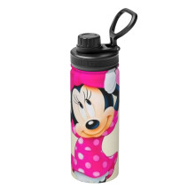 Minnie Mouse sportisolerad vattenflaska i rostfritt stål, bärbar mugg, utomhusvattenflaska, mode, resor, fitness, student\r\n En storlek.