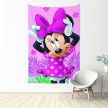 Taipéis Balla Minnie Mouse, Poileistear Uiscedhíonach, do Sheomra Leapa, Seomra Maireachtála, Dorm, Maisiúcháin Seomra Folctha & Bronntanas