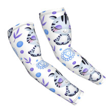 Armstulpen mit Sonnenblumenmotiv, UV-beständig, langärmelig, leicht und atmungsaktiv, ideal für Outdoor-Sportarten