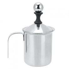 400 ml stal nierdzewna podwójna siatka do spieniania mleka śmietanka do mleka pianka do kawy latte
