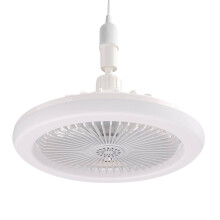 Ventilatore da soffitto Gnobogi con luci, ventilatore basso con luce integrata, plafoniera con ventilatore, ventilatore elettrico nascosto,