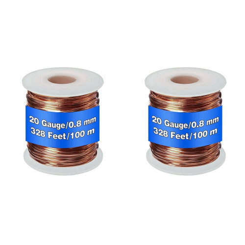 Χάλκινο σύρμα 99,9% καθαρό 20Gauge328Feets