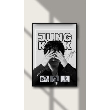 Affiche murale Jungkook BTS K-pop Seven