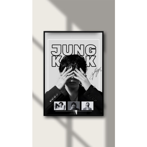 Affiche murale Jungkook BTS K-pop Seven
