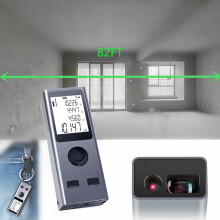 LOOPSUN Valentijnsdag Uitverkoop 2024! Mini 82ft Oplaadbare Afstandsmeter Ft/in/M, Live Meting, Hoge Nauwkeurigheid