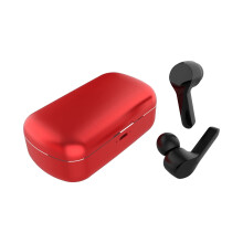 Słuchawki bezprzewodowe Bluetooth 5.0 Stereo EQWLJWE ZW-T17 z inteligentnym mikrofonem, douszne, z mikrofonem, z zestawem słuchawkowym Bluetooth,