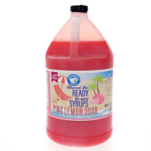 Lemon Sour Syrup Hawaiian Snow Cone Flavor 128 fl oz
