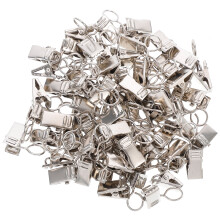 100 clip per tende con anelli, clip per tende da doccia