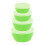 Mixing Bowl Set Plastic with Lids 4 Pieces 1