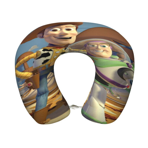 Μαξιλάρι ταξιδιού Toy Story, μαξιλάρι λαιμού σε σχήμα U με αφρό μνήμης, ελαφρύ φορητό