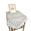 White lace coffee tablecloth dust-proof 1 piece 1