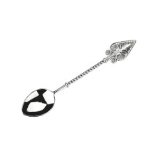 Cuillère à café rétro Poaug – Cuillère à thé et à dessert en alliage, 11 cm