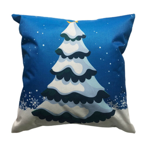 Housse de coussin de Noël 45 x 45 cm pour canapé