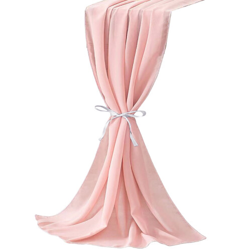 Europeisk chiffon-bordflagg, ensfarget, 30x300 cm